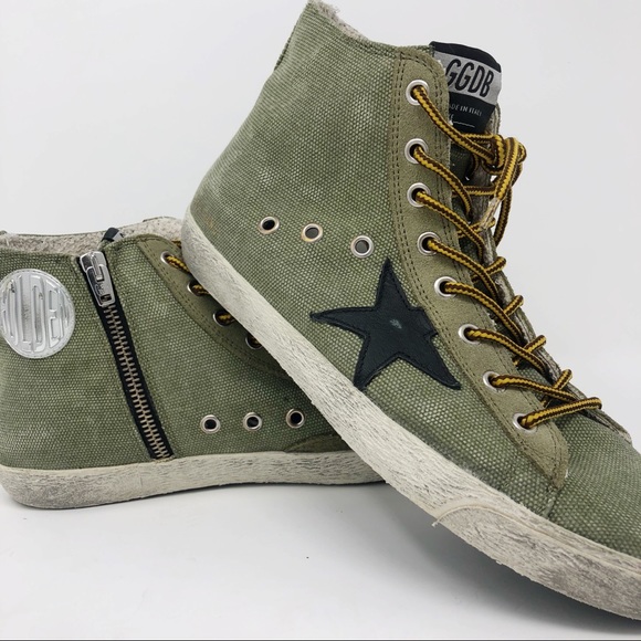 Golden Goose Shoes - Golden Goose | Francy Canvas & Suede Sneakers 40 9